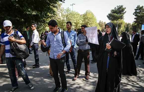 روحانی در دانشگاه