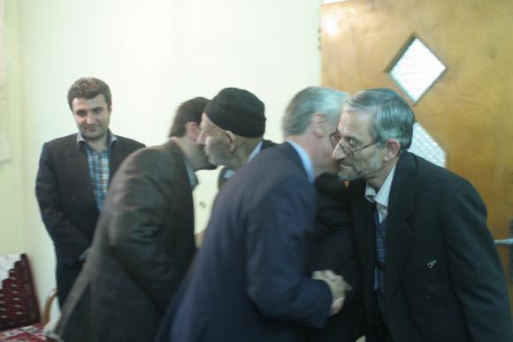 دیدار رئیس ستاد کنگره شهدای دانشجوی استان همدان با خانواده شهید حسینی
