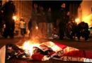 مردم آمریکا پرچم کشورشان را به آتش کشیدند/ دادگستری وعده بازنگری در پرونده داد + تصاویر